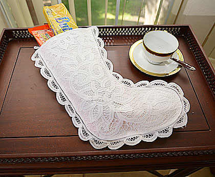 Battenburg Lace Stocking